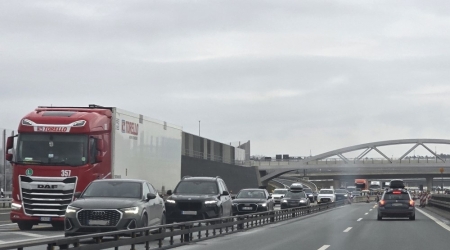 Een file in Duitsland.